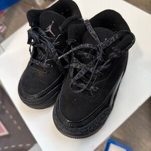 Jordan Kids Black High-Top Sneakers
